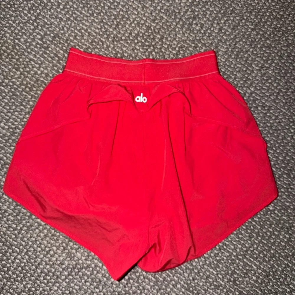 ALO Yoga Women's Athletic Shorts in Red